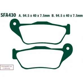 Darmowa dostawa EBC KLOCKI HAMULCOWE MOTO