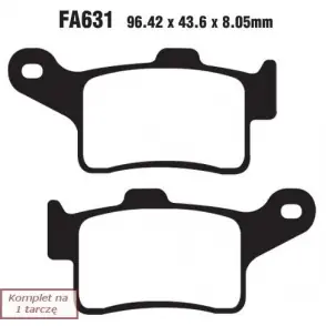 EBC KLOCKI HAMULCOWE MOTO CAN-AM SPYDER RS (13-14) Autentyczny