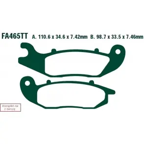 EBC KLOCKI HAMULCOWE MOTO HONDA-HM (ITALY) CRE 125 BAJA RR 2T (11) Zamów teraz