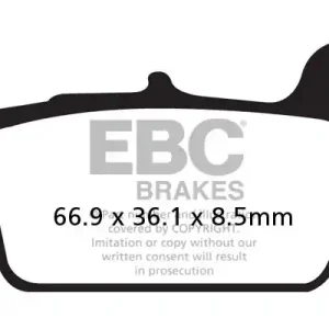 Oferta limitowana EBC KLOCKI HAMULCOWE MOTO RIEJU MARATHON PRO 125 COMPETIZIONE (11-14)