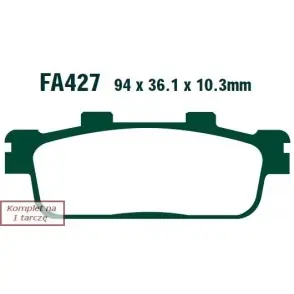 EBC KLOCKI HAMULCOWE MOTO SYM CITYMAX 300 QUAD (06) Tani