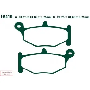 EBC KLOCKI HAMULCOWE MOTO. SUZUKI GSXR 1000 (07-08)/ DL 1000 V-STROM (ABS) (14) Autentyczny