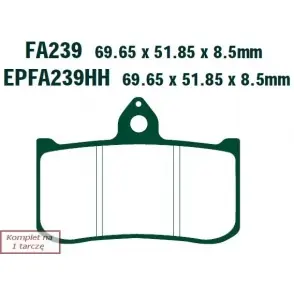 EBC Klocki Hamulcowe Motocyklowe EBCFA239 HONDA ROAD RACING RS 125 (95-03) Premium