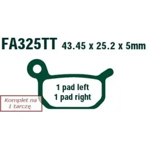 EBC Klocki Hamulcowe Motocyklowe EBCFA325R KTM 50 SUPERMOTO (06) Ostatnia szansa