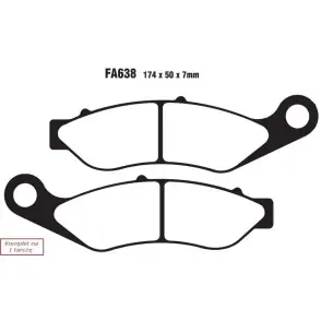 EBC Klocki Hamulcowe Motocyklowe EBCFA638V Nowość