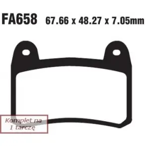 Wyprzedaż EBC Klocki Hamulcowe Motocyklowe EBCFA658
