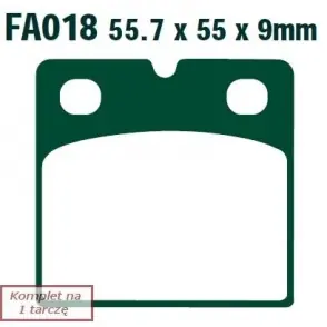 Zwrot pieniędzy EBC Klocki Hamulcowe Motocyklowe FA018 EBCFA018 do BMW K1200 GT (03-06)/ K1100 RS (ABS) (92-96)/ K1 (BEZ ABS) (88-93)