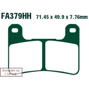 EBC Klocki Hamulcowe Motocyklowe FA379HH EBCFA379HH do SUZUKI GSXR 750 (04-05)/ GSXR 1000 (05-06) / GSX 1300 HAYABUSA (08-12) Wyprzedaż