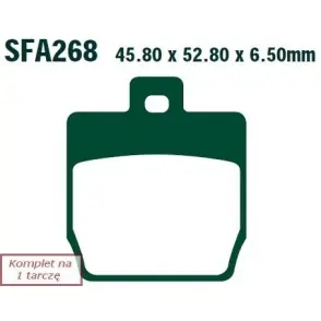 Wysoka jakość EBC Klocki Hamulcowe Motocyklowe SFA268 EBCSFA268 do YAMAHA NS 50 AEROX-R NAKED (1PL1) (13-14)