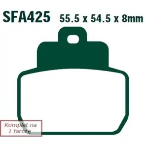 EBC Klocki Hamulcowe Motocyklowe SFA425 EBCSFA425 do PIAGGIO BEVERLY 500 (06) Tylko dziś