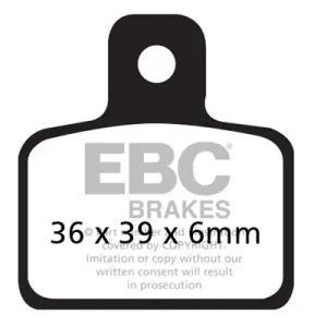 Najlepsza cena EBC KLOCKI HAMULCOWE PRZÓD/TYŁ MOTO HUSQVARNA CR 50 (05)