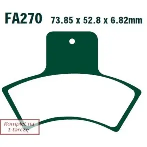 EBC KLOCKI HAMULCOWE TT EBCFA270TT do POLARIS (ATV) 250 TRAIL BLAZER (99-00) Bezpieczna płatność