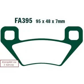 EBC KLOCKI HAMULCOWE TT EBCFA395TT do ARCTIC CAT (ATV) 1000 GT (11-12) Oferta limitowana