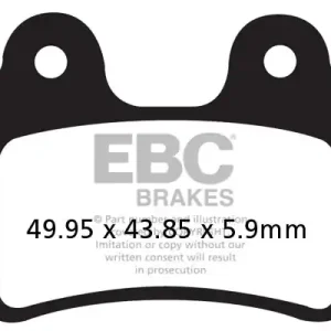 EBC Klocki Hamulcowe Tylne Motocyklowe EBCFA303TT AJP PR3 200 ENDURO (08-11) Szybka dostawa