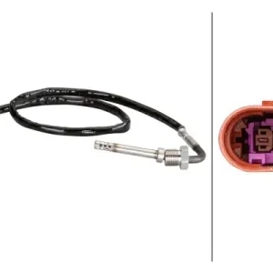 HELLA - Czujnik Temperatury Spalin [6PT010376-191] - VW Transporter 2.0TDI 03- Rabat