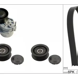 INA Zestaw paska wielorowkowego (529011510) Mercedes 2,2CDi z rolkami - napęd poboczny Bezpieczna płatność