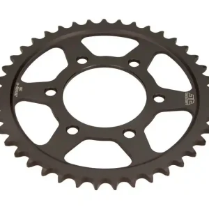 Premium JT SPROCKET ZĘBATKA NAPĘDZANA TYŁ MOTO. STALOWA OCYNKOWANA CZARNA