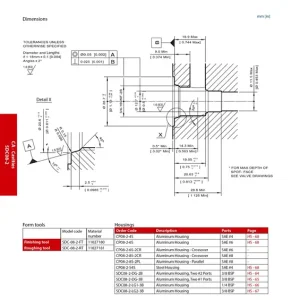 Wysoka jakość Korpus stalowy zaworu 3/8” BSP 350Bar SDC08-2 P/N:02-160734 - Danfoss