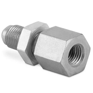 Kup teraz Korpus złączki prostej grodziowej z gwintem wewn.- 1/4"NPTF. zewn.- 9/16"JIC 201903.3 - CAST