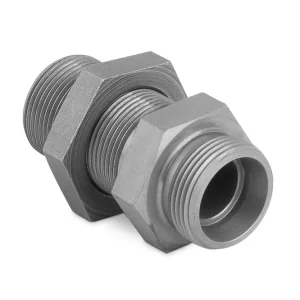 Korpus złączki prostej grodziowej z przeciwnakrętką M18x1.5 10S 7020-10S-1NI - IMM / Interpump Premium