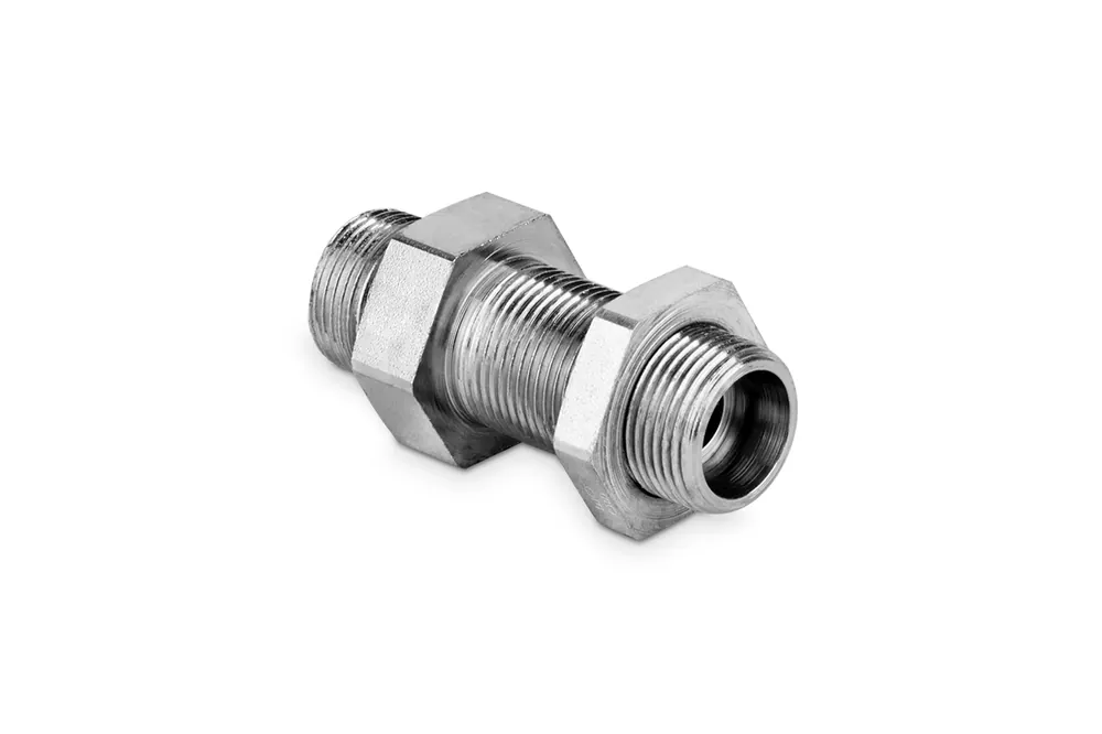 Korpus złączki prostej grodziowej z przeciwnakrętką M22x1.5 15L 103608.1 - CAST Oferta