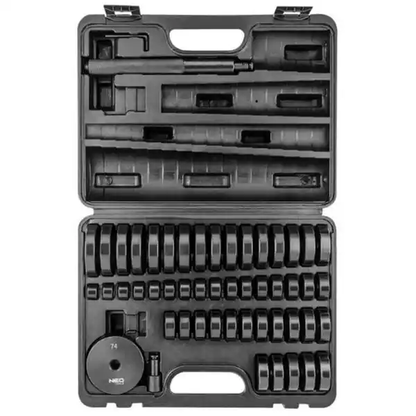 Bezpieczna płatność NEO Tools ZESTAW DO OSADZANIA ŁOŻYSK, USZCZELNIACZY I ŁĄCZNIKÓW GUMOWYCH - 51 SZT. 11-691