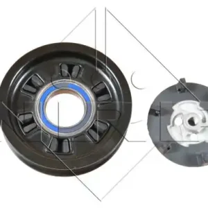 Premium NRF Sprzęgło Kompresora Klimatyzacji 380026 Toyota Yaris 99- (Denso 5SE 6PK/115mm 12V)