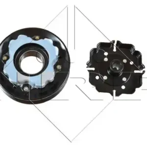 Premium NRF Sprzęgło kompresora klimatyzacji NRF380009 Denso 7SEU16C 4PK / 110mm 12V Audi A4 1.9 TDI 01-