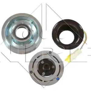 Nowość NRF Sprzęgło Kompresora Klimatyzacji SANDEN SD7V16 6PK 119mm 12V PEUGEOT 307 od 01 380030